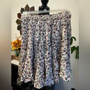 VTG 90’s Neo Nostalgia Y2K Floral Skirt Flowy Boho Cottage Core Size Large